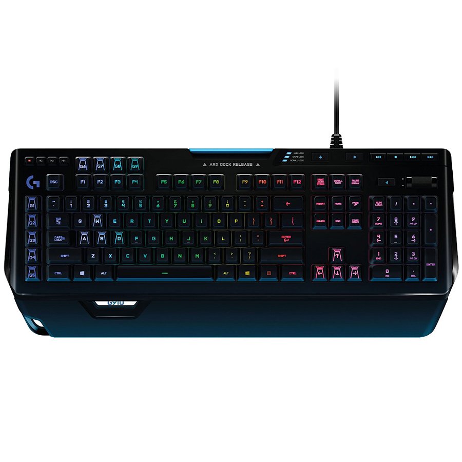 LOGITECH G910 Orion Spectrum Corded RGB Mechanical Gaming Keyboard - BLACK - US INT'L - USB