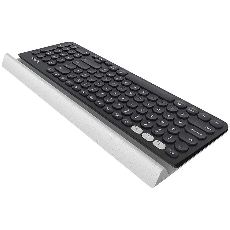 LOGITECH K780 Multi-Device Wireless Keyboard - DARK GREY/SPECKLED WHITE - US INT'L