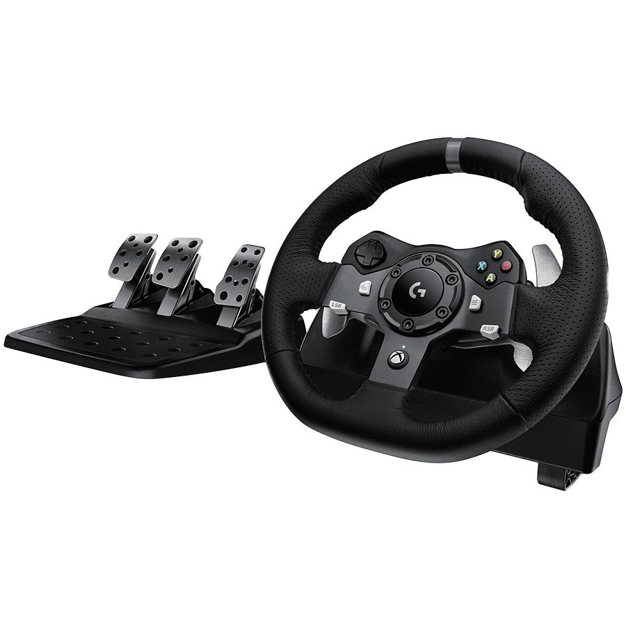 LOGITECH G923 Racing Wheel and Pedals - PC/PS - BLACK - USB - UK