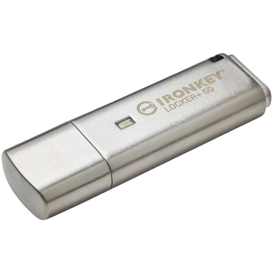 Kingston 32GB IronKey Locker Plus 50 AES Encrypted, USBtoCloud