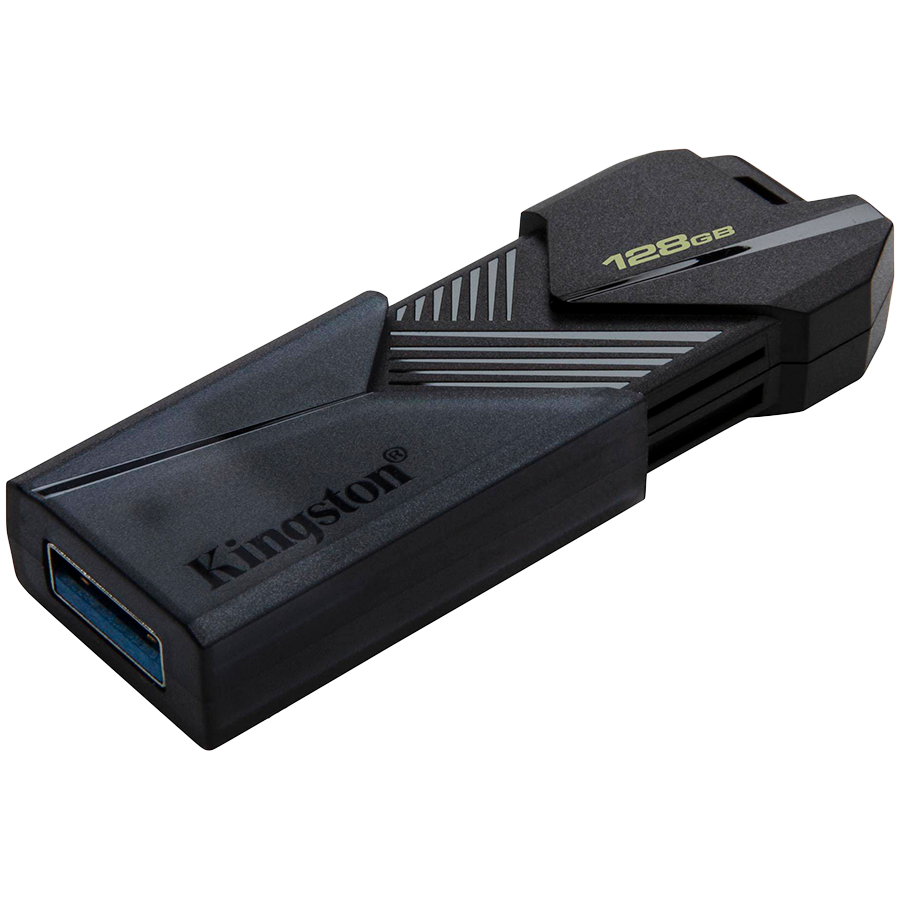 Kingston 128GB Portable USB 3.2 Gen 1 DataTraveler Exodia Onyx
