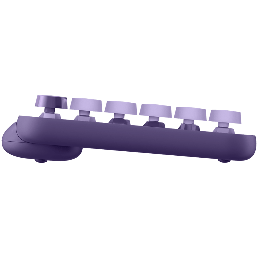 LOGITECH POP Keys Bluetooth Mechanical Keyboard - COSMOS LAVENDER - ARA