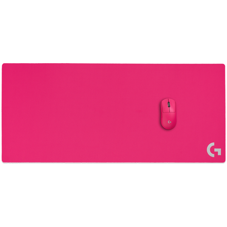 LOGITECH G840 XL Cloth Gaming Mouse Pad - MAGENTA - EWR2