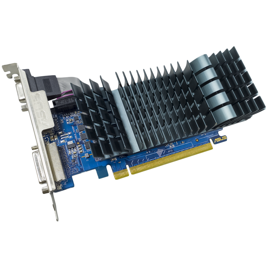 ASUS Video Card NVidia GeForce GT 710 2GB GDDR5 EVO (GT710-SL-2GD5-BRK-EVO) VGA, low-profile, PCIe 2.0, 1xD-SUB, 1xDVI-D, 1xHDMI 1.4b