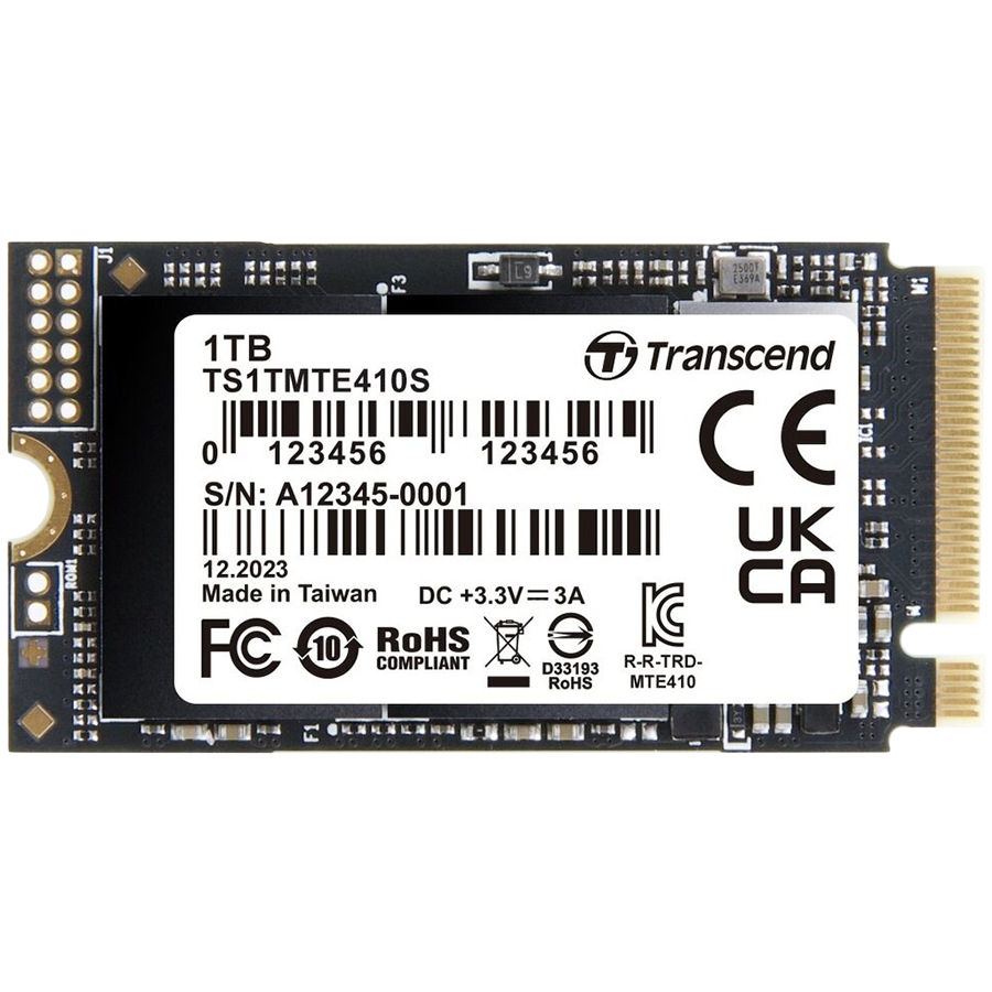 Transcend 512GB, M.2 2242,PCIe Gen4x4, NVMe, 3D TLC