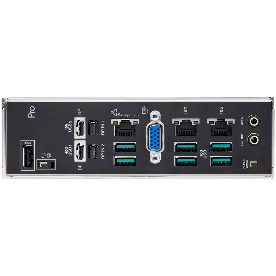 ASUS PRO WS WRX90E-SAGE SE sTR5 EEB workstation MB - AMD WRX90 8xDIMM DDR5 ECC 4xM.2 4xSATA 2xSlimSAS PCIe 5.0 Dual 10Gb + 1Gb Ethernet with multi-GPU support