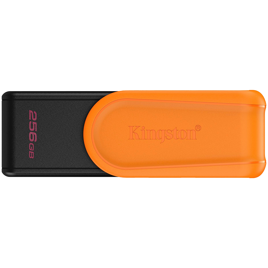 Kingston 256GB Portable USB 3.2 Gen 1 DataTraveler Exodia S (Black/Orange)