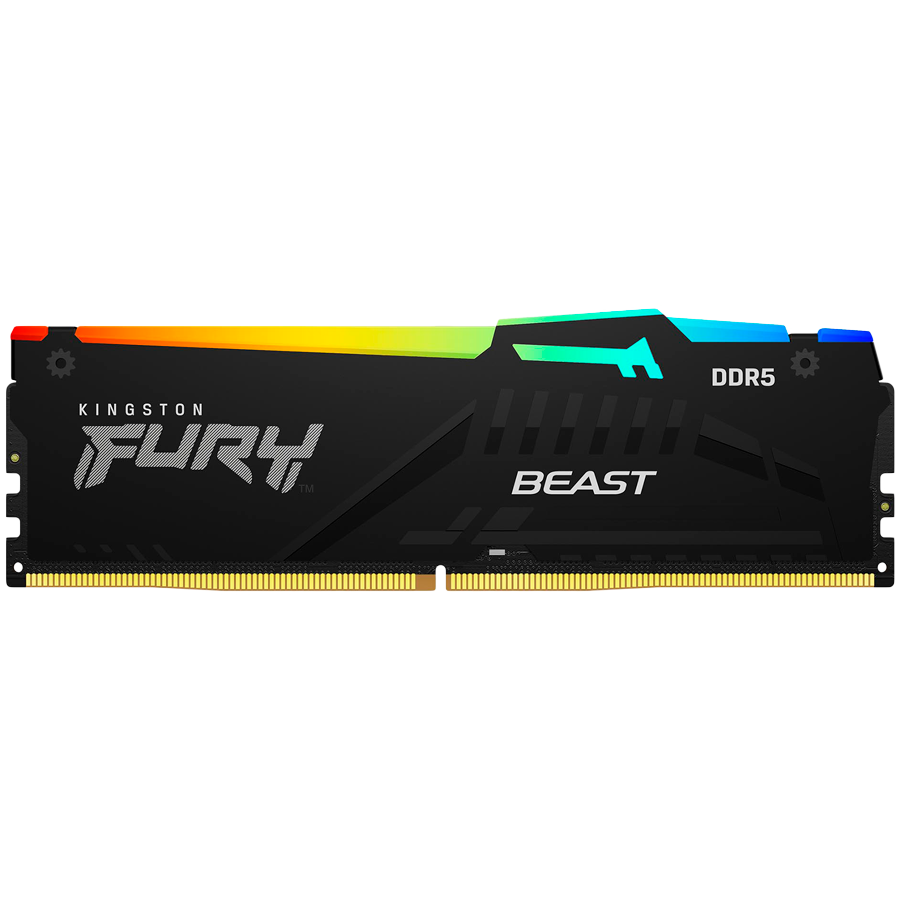 Kingston 64GB 5600MT/s DDR5 CL36 DIMM FURY Beast RGB