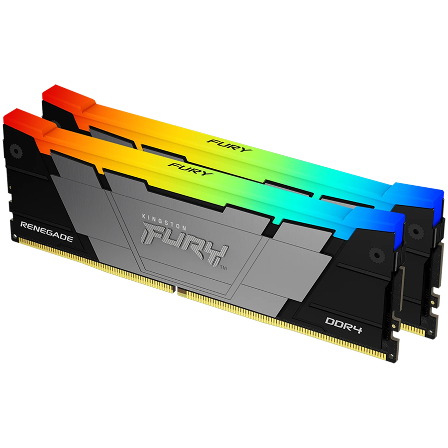 Kingston 64GB 3200MT/s DDR4 CL16 DIMM (Kit of 2) FURY Renegade RGB