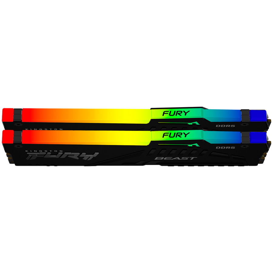 Kingston 64GB 6000MT/s DDR5 CL30 DIMM (Kit of 2) FURY Beast RGB EXPO