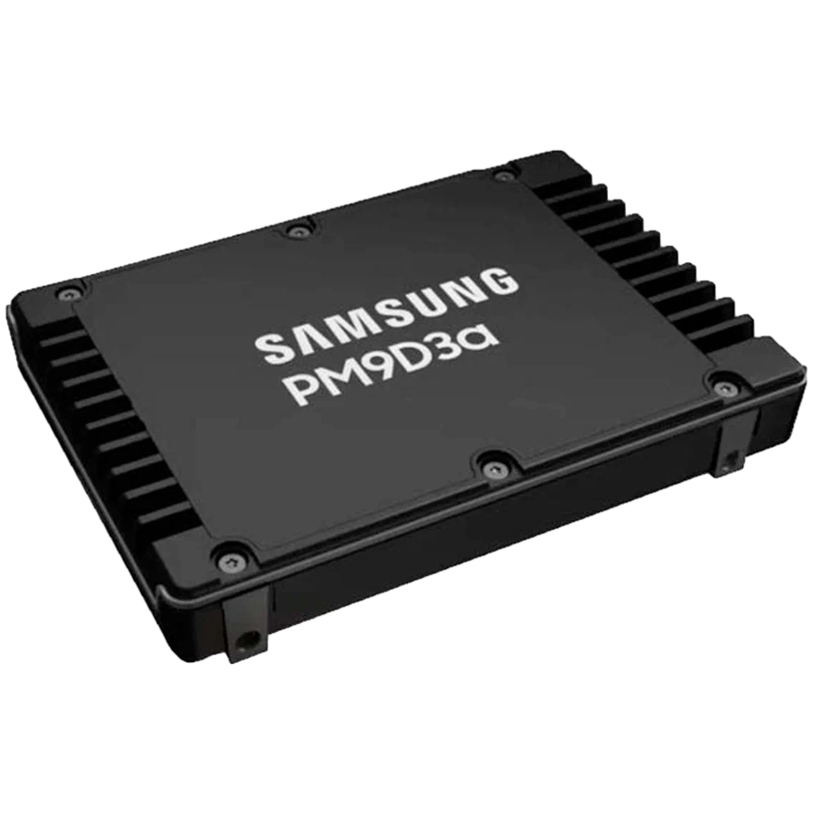 SAMSUNG PM9D3a 3.84TB Enterprise SSD, 2.5 15mm, PCIe 5.0 x4, Read/Write: 12000 / 6000 MB/s, IOPS 2000K/250K