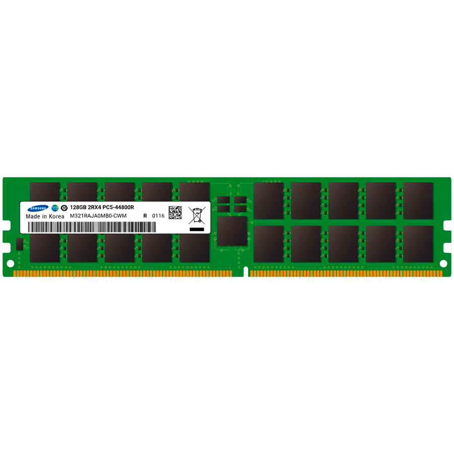 SAMSUNG 128GB DDR5 5600MHz CL46 ECC RDIMM 2Rx4