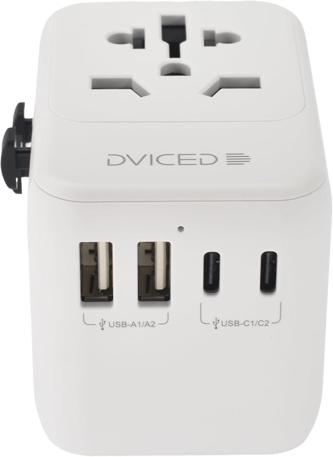 Dviced Universal Travel Adapter 28W – Fast Charging | White
