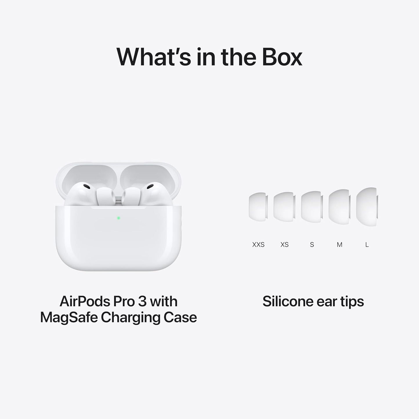 Apple AirPods Pro 3 Wireless Earbuds, Active Noise Cancellation, Live Translation, Heart Rate Sensing, Hearing Aid Feature, Bluetooth Headphones, Spatial Audio, High‑Fidelity Sound, USB‑C Charging