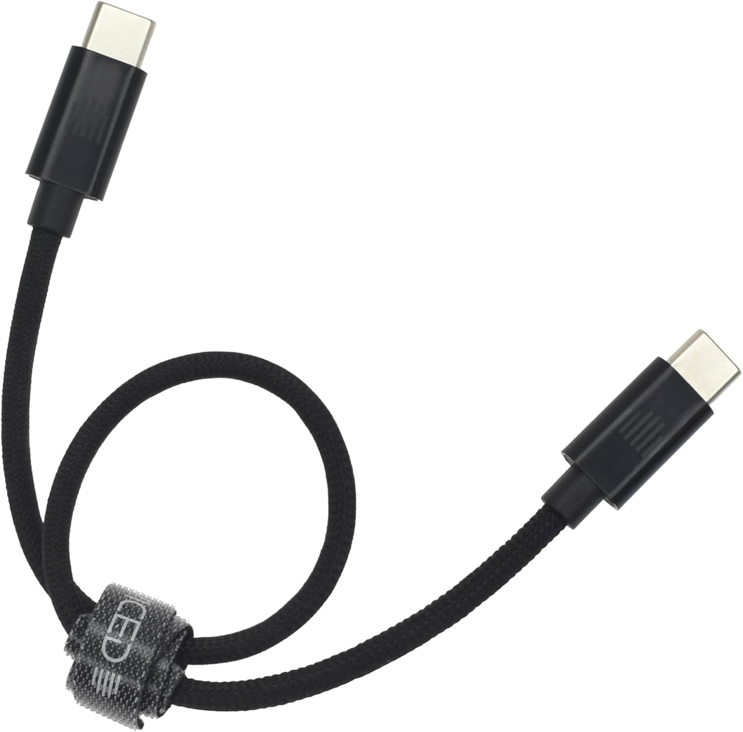 Dviced Cable USB-C to USB-C Nylon Textile 0,25m - Black
