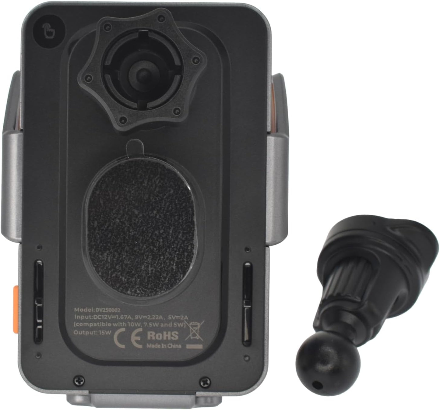 Dviced Wireless induction car mount charger - Gray