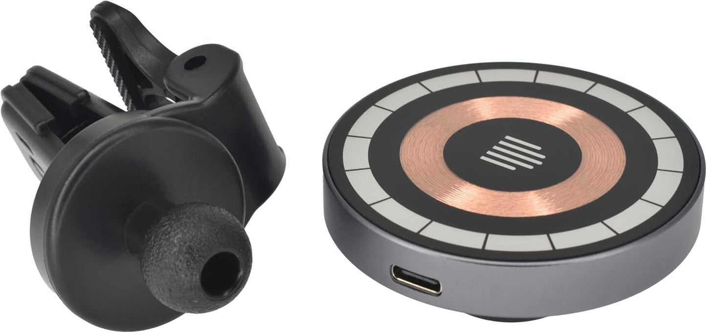 Dviced magnetic car charger - Gray/Copper