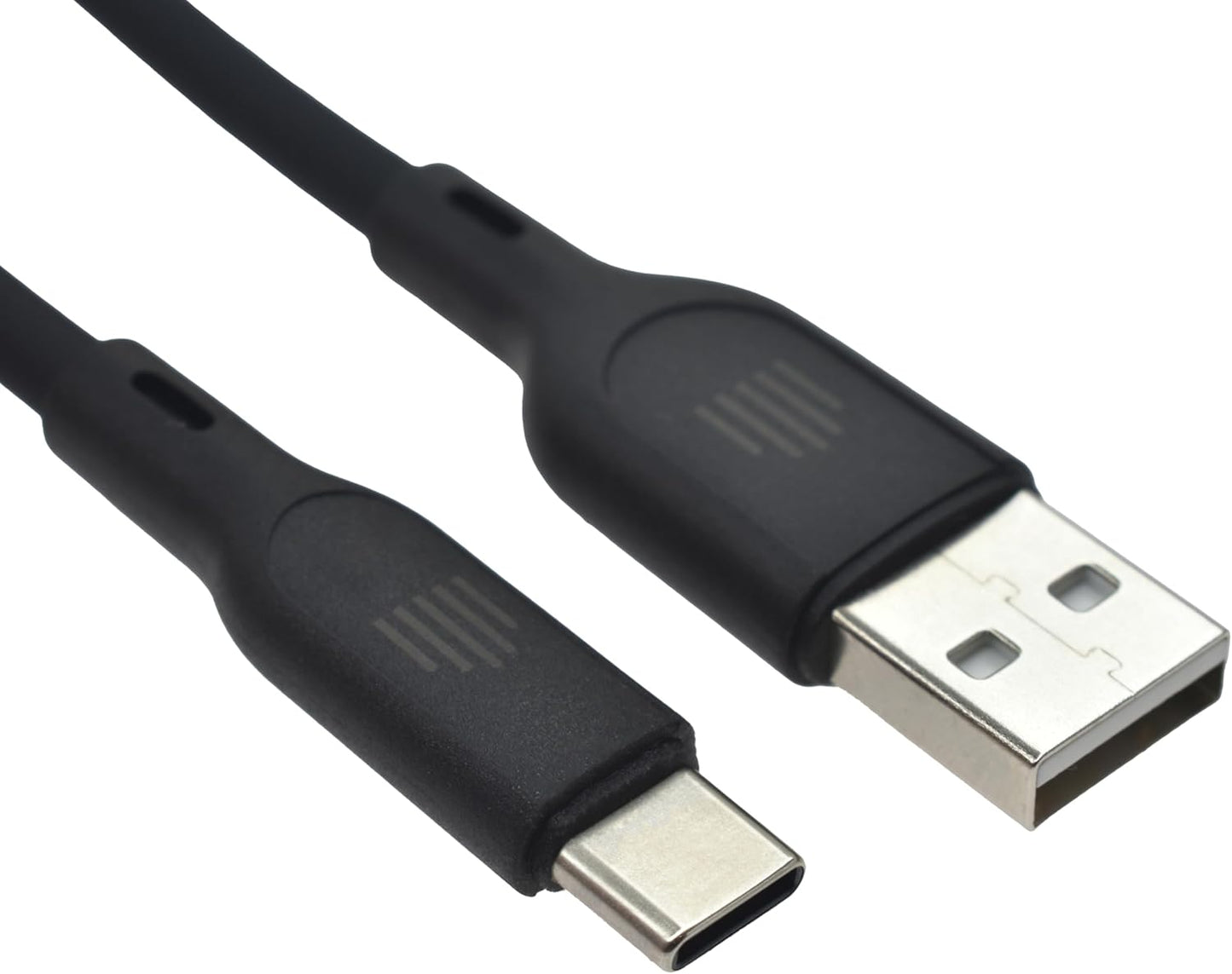 Dviced Cable USB-A to USB-C silicone 1,25m - Black