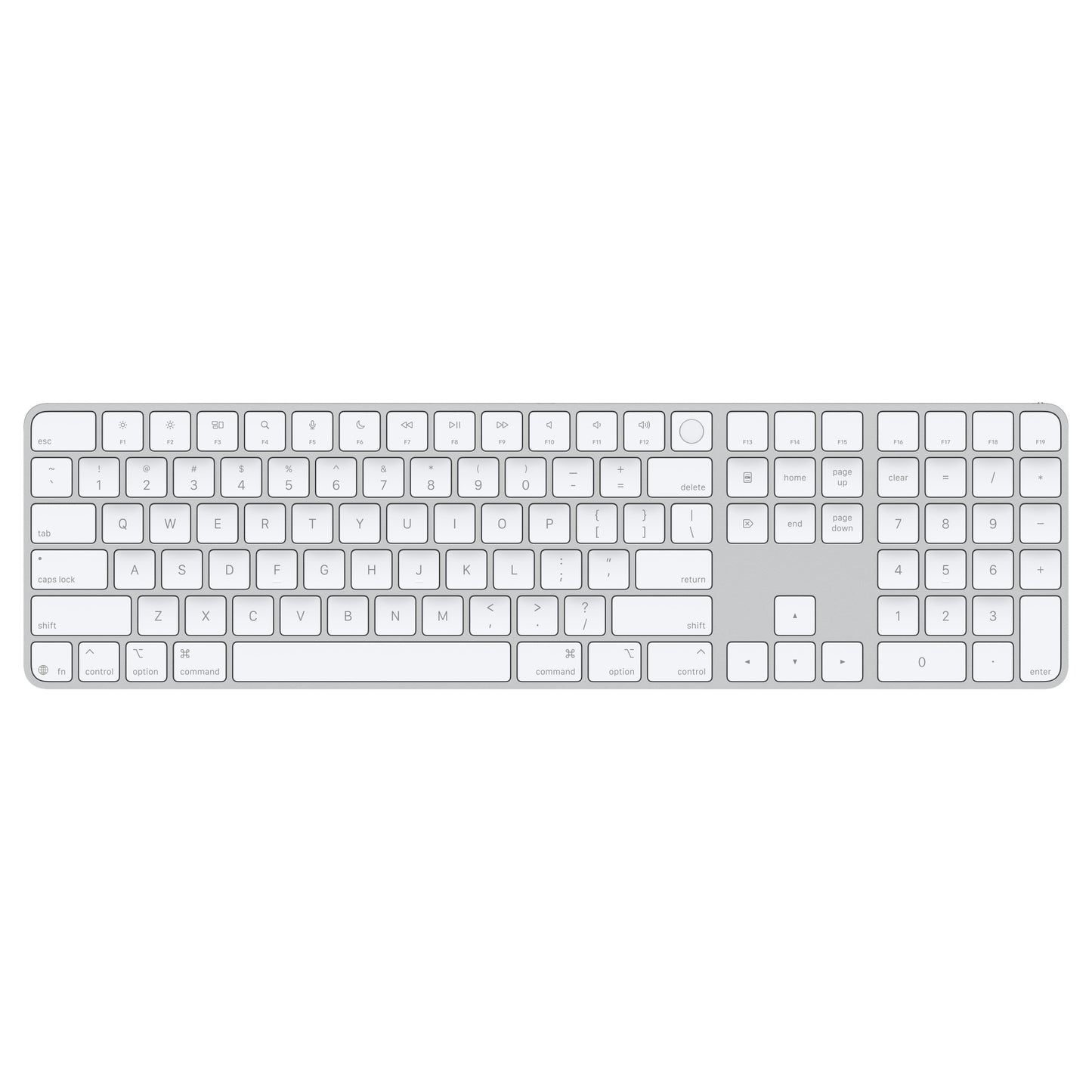 Magic Keyboard with Touch ID and Numeric Keypad