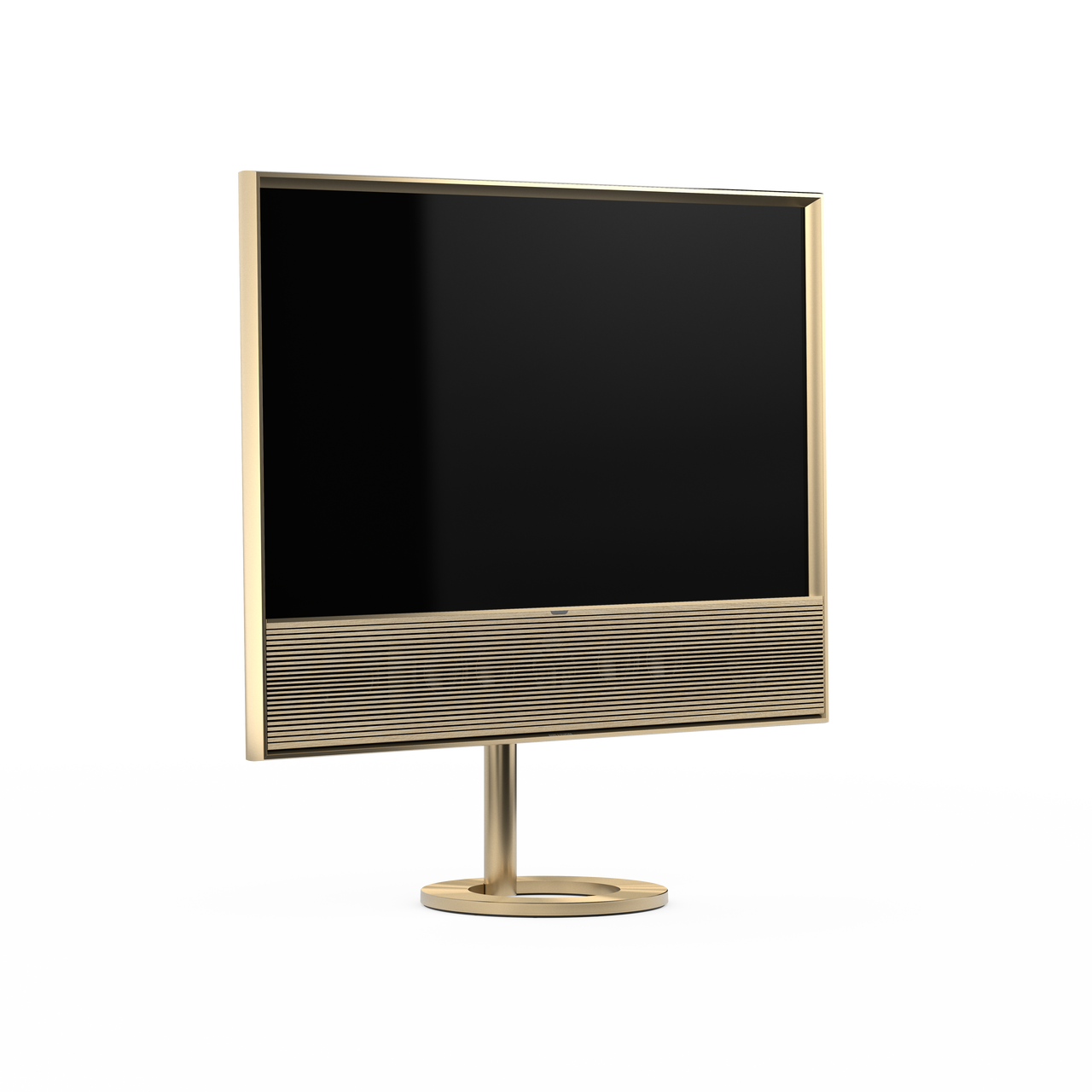 Beovision Contour 55-inch OLED TV in Gold Tone with Light Oak cover
