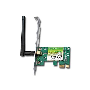 NIC TP-Link TL-WN781ND,  PCI Express Adapter, 2,4GHz Wireless N 150Mbps, Detachable Omni Directional Antenna 1 x 2dBi (RP-SMA)