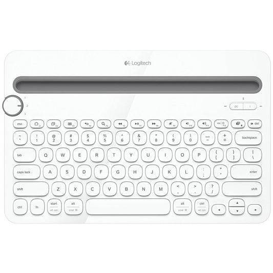 LOGITECH K480 Bluetooth Multi-Device Keyboard - WHITE - US INT'L