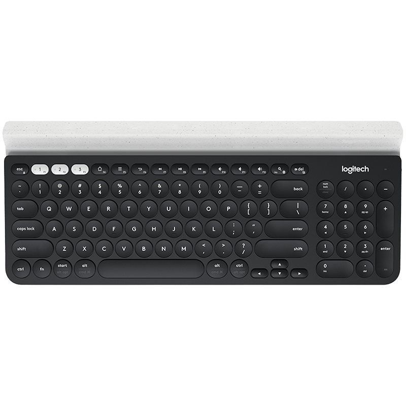 LOGITECH K780 Multi-Device Wireless Keyboard - DARK GREY/SPECKLED WHITE - US INT'L