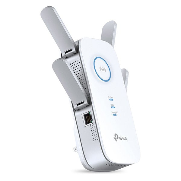 TP-Link RE650 AC2600 MU-MIMO Wi-Fi Range Extender,Wall Plugged, 4 external antennas, 1xGigabit Port, 1733Mbps at 5GHz + 800Mbps at 2.4GHz, Range Extender/AP mode, WPS, 4x4 MU-MIMO, Beamforming, Access Control, Power Schedule, LED Control, Tether App