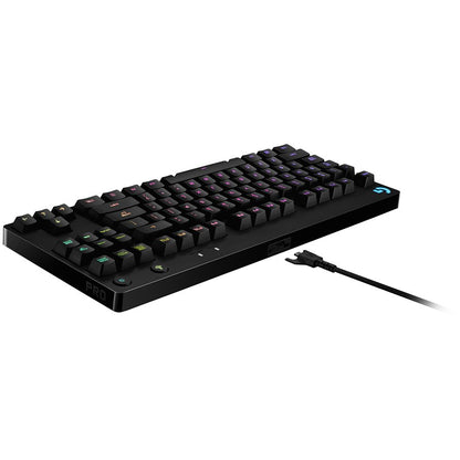 LOGITECH G Pro TKL Corded Mechanical Gaming Keyboard - BLACK - UK - USB - TACTILE