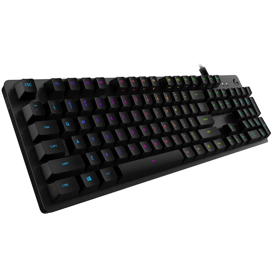 LOGITECH G512 Corded RGB Mechanical Gaming Keyboard - CARBON - US INT'L - USB - CLICKY