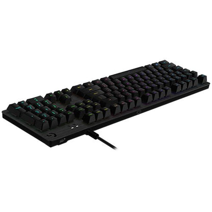 LOGITECH G512 Corded RGB Mechanical Gaming Keyboard - CARBON - US INT'L - USB - LINEAR