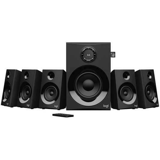 LOGITECH Z607 Bluetooth Surround Sound 5.1 Speakers - BLACK - UK