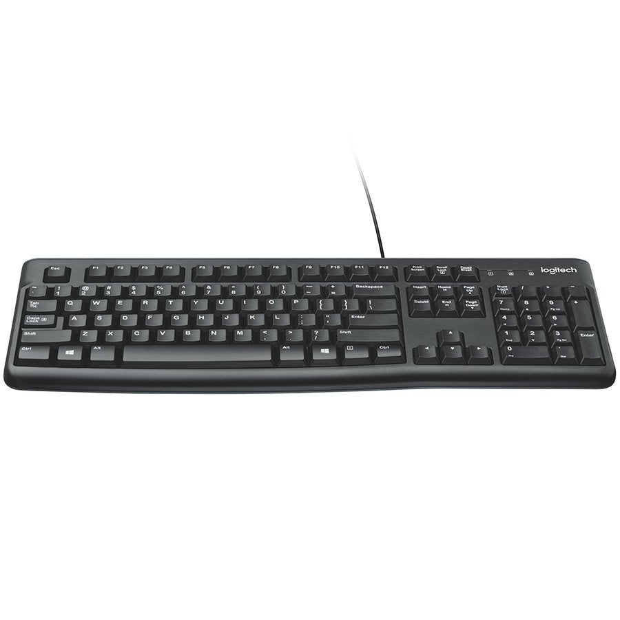 LOGITECH K120 Corded Keyboard - BLACK - USB - US INT'L