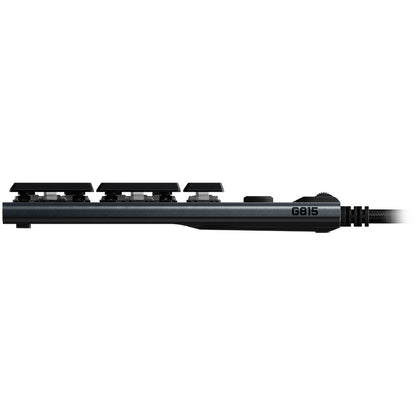 LOGITECH G815 Corded LIGHTSYNC Mechanical Gaming Keyboard - CARBON - US INT'L - LINEAR