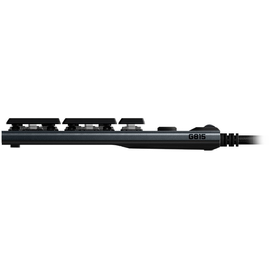 LOGITECH G815 Corded LIGHTSYNC Mechanical Gaming Keyboard - CARBON - US INT'L - TACTILE