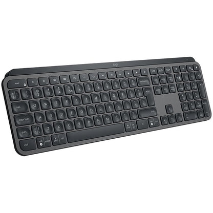 LOGITECH MX Keys Plus Bluetooth Illuminated Keyboard with Palm Rest - GRAPHITE - US INT'L