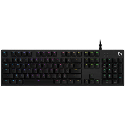 LOGITECH G512 SE Corded LIGHTSYNC Mechanical Gaming Keyboard - BLACK - US INT'L - USB - CLICKY