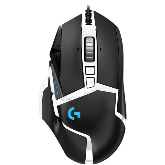 LOGITECH G502 SE Corded Gaming Mouse - HERO - BLACK/WHITE - USB - EWR2
