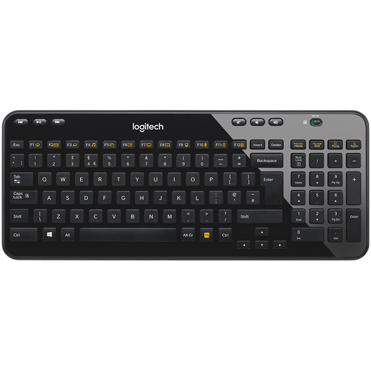 LOGITECH K360 Wireless Keyboard - BLACK - US INT'L