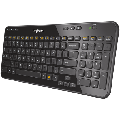LOGITECH K360 Wireless Keyboard - BLACK - US INT'L