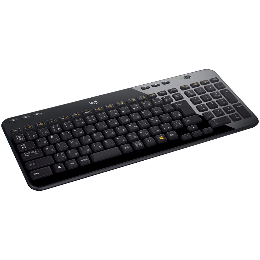 LOGITECH K360 Wireless Keyboard - BLACK - US INT'L