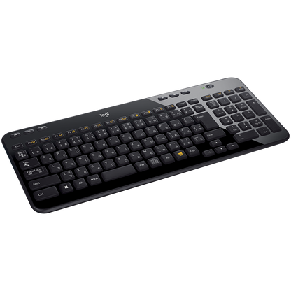 LOGITECH K360 Wireless Keyboard - BLACK - US INT'L