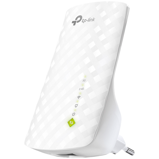 AC750 OneMeshTM WiFi Range Extender, 300Mbps at 2.4G and 433Mbps at 5G, compact house with internal antennas, 1 10/100Mbps Ethernet port, WPS button for quick setup, Smart Indicator for best location, support OneMeshTMtechnology (802.11k/v seamless r