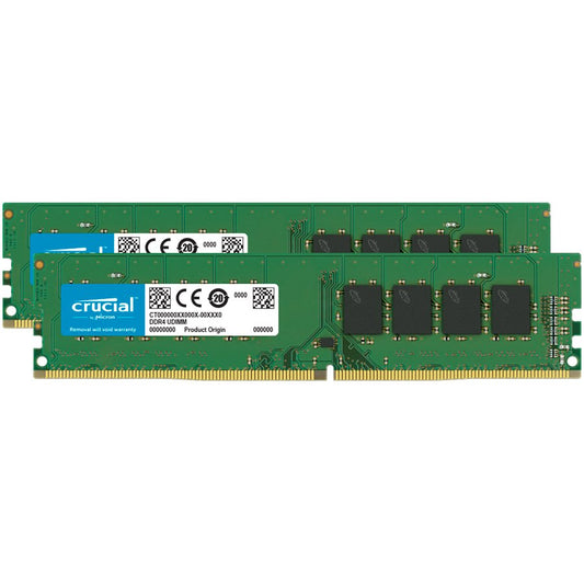 Crucial 32GB Kit (2x16GB) DDR4-3200 UDIMM CL22 (8Gbit/16Gbit)