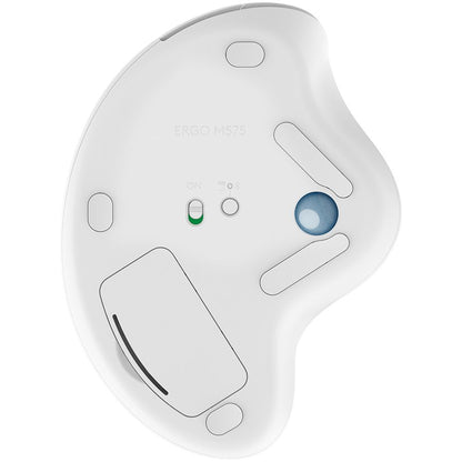 LOGITECH M575 ERGO Bluetooth Trackball Mouse - OFF-WHITE