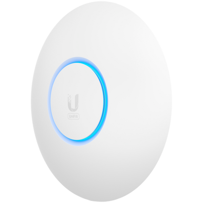 Ubiquiti U6-Lite Wi-Fi 6 Access Point with dual-band 2x2 MIMO in a compact design for low-profile mounting; no POE included in packaging ; Ubiquiti recommends using either POE switch or U-POE-af-EU