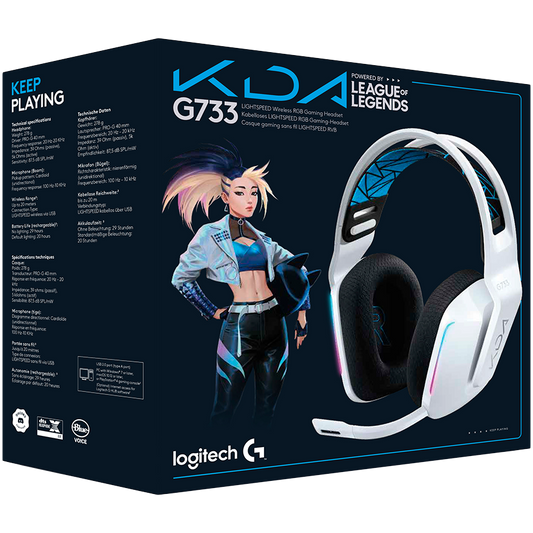 LOGITECH G733 LOL LIGHTSPEED Wireless RGB Gaming Headset - K/DA