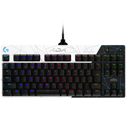 LOGITECH G PRO TKL LOL Corded Mechanical Gaming Keyboard - K/DA - US INT'L - USB - TACTILE