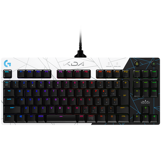 LOGITECH G PRO TKL LOL Corded Mechanical Gaming Keyboard - K/DA - US INT'L - USB - TACTILE