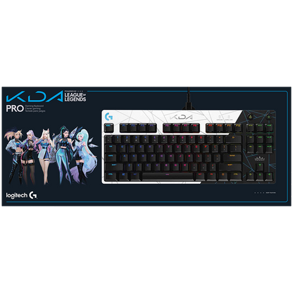 LOGITECH G PRO TKL LOL Corded Mechanical Gaming Keyboard - K/DA - US INT'L - USB - TACTILE